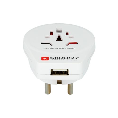 Achat SKROSS® | World to Europe USB - blanc