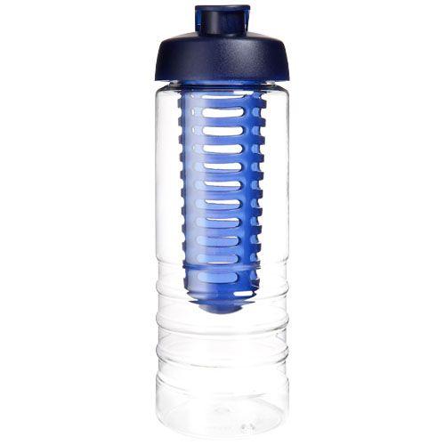 Achat Bouteille et infuseur H2O Treble 750 ml avec couvercle à bas - bleu