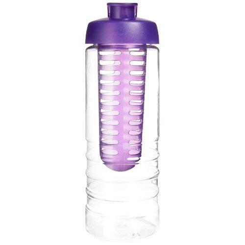 Achat Bouteille et infuseur H2O Treble 750 ml avec couvercle à bas - violet