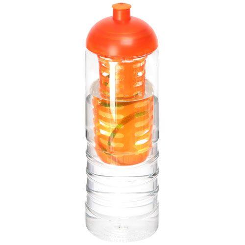 Achat Bouteille et infuseur H2O Treble 750 ml avec couvercle dôme - orange