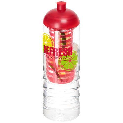 Achat Bouteille et infuseur H2O Treble 750 ml avec couvercle dôme - rouge