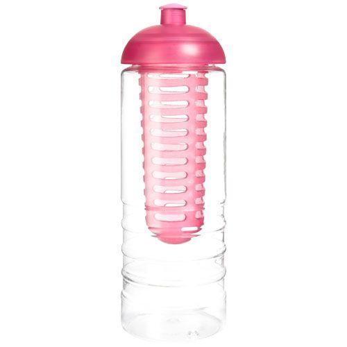 Achat Bouteille et infuseur H2O Treble 750 ml avec couvercle dôme - rose