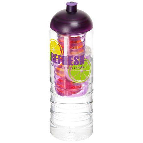 Achat Bouteille et infuseur H2O Treble 750 ml avec couvercle dôme - violet