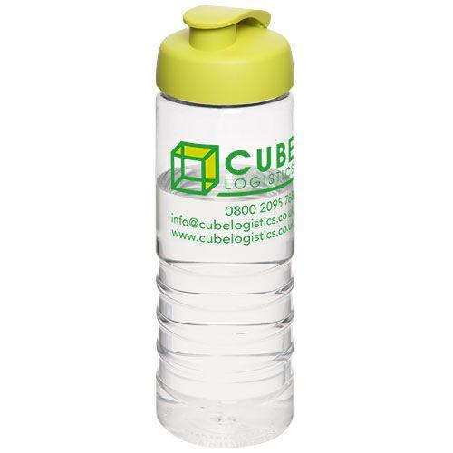 Achat Bouteille de sport H2O Treble 750 ml avec couvercle à bascule - vert citron