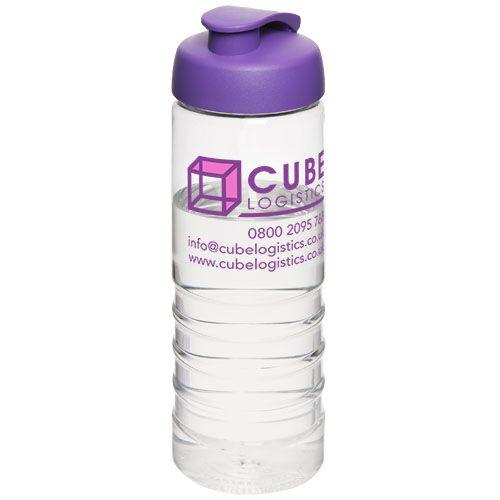 Achat Bouteille de sport H2O Treble 750 ml avec couvercle à bascule - violet