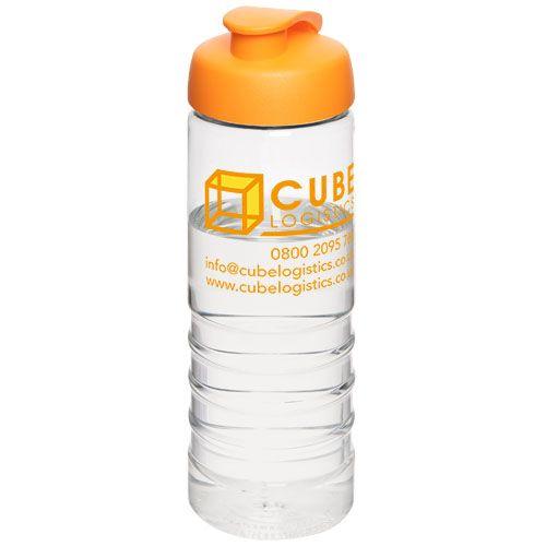 Achat Bouteille de sport H2O Treble 750 ml avec couvercle à bascule - orange