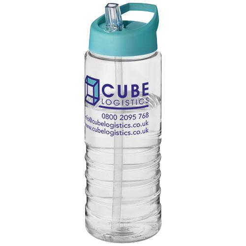 Achat Bouteille de sport H2O Treble 750 ml avec couvercle à bec ve - bleu aqua