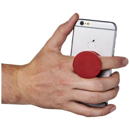 Support de téléphone portable Brace avec poignée - rouge