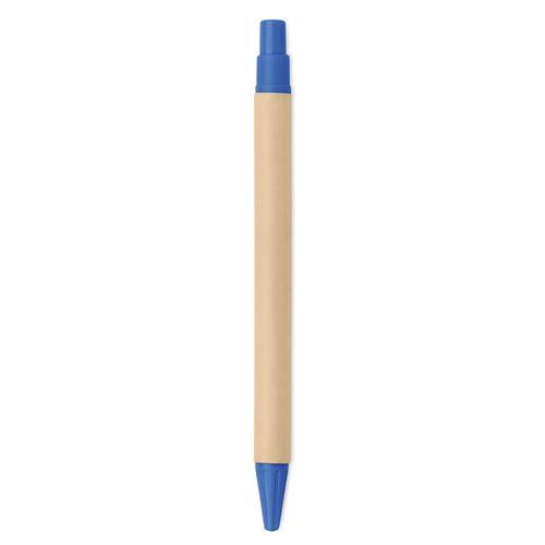 Achat stylo à bille bois /PLA maïs - bleu