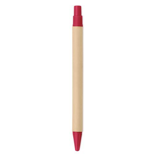 Achat stylo à bille bois /PLA maïs - rouge