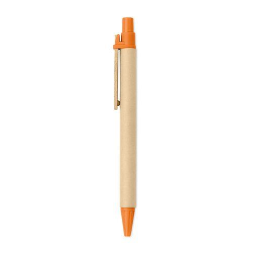Achat stylo à bille bois /PLA maïs - jaune citron