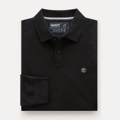 Achat POLO MANCHES LONGUES MILLERS RIVER - noir