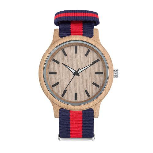 Achat Montre WOODY nato stock france - rouge