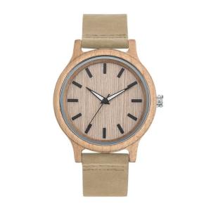 Montre WOODY cuir stock france