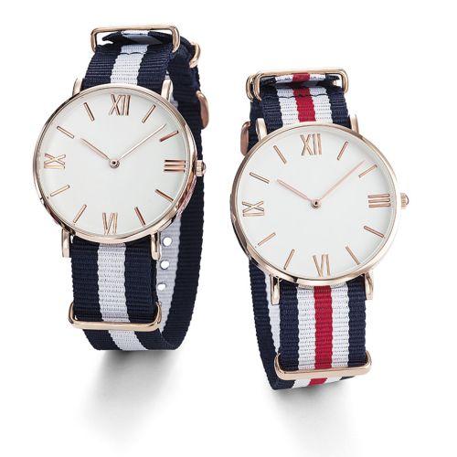 Achat Montre DANDY CHROMEE dame stock france - rouge