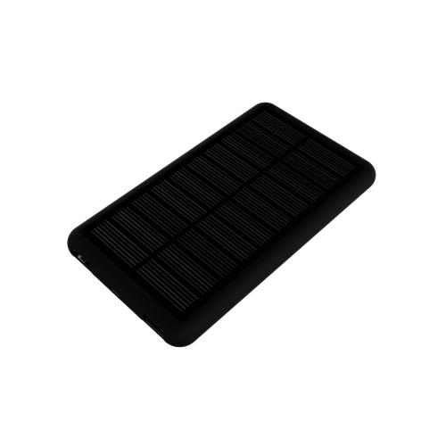 Achat chargeur solaire 5000 - noir - logo lumineux blanc - Stock - noir