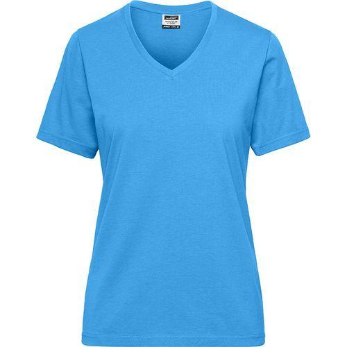 Achat Tee-shirt workwear Bio Femme - bleu aqua