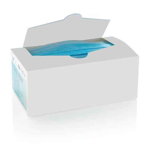 Achat Masques jetables à 3 plis x 50 pièces avec fourreau inclus - bleu