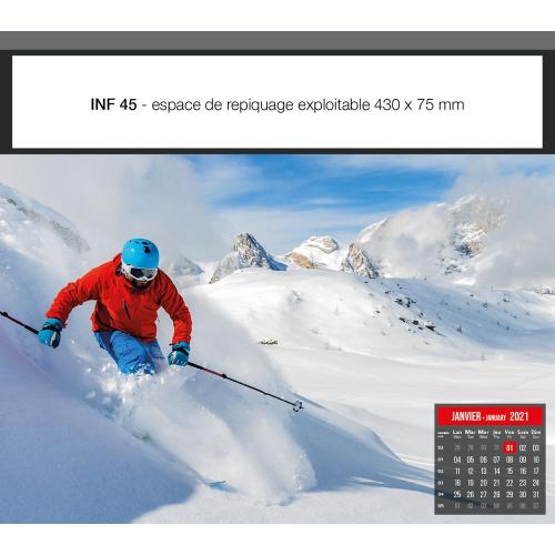 Achat CALENDRIERS FEUILLETS SPORTS EXTREMES INF 45 (450 x 400 mm) - 