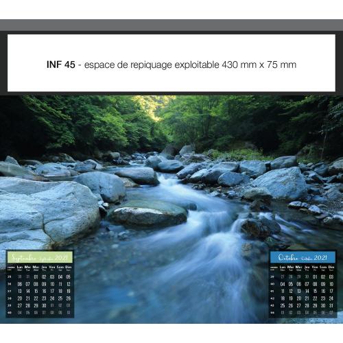 Achat CALENDRIERS FEUILLETS CASCADES & TORRENTS INF 45 (450 x 400 mm) - 