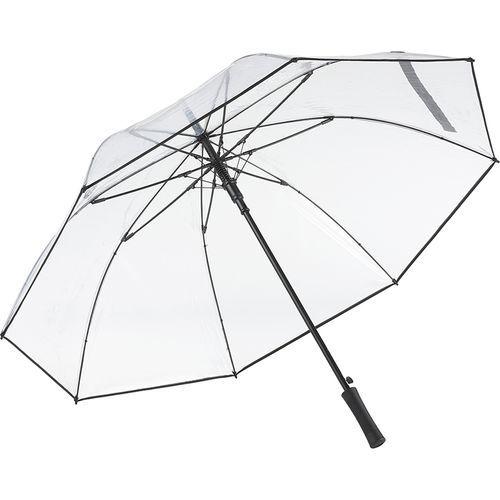 Achat Parapluie transparent - noir transparent
