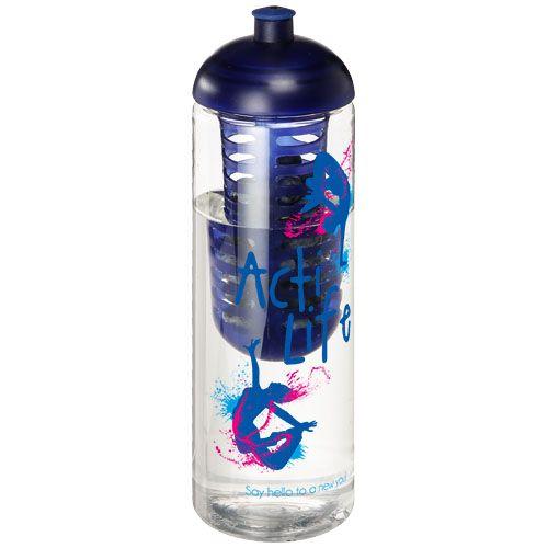 Achat Bouteille et infuseur H2O Vibe 850 ml avec couvercle dôme - bleu