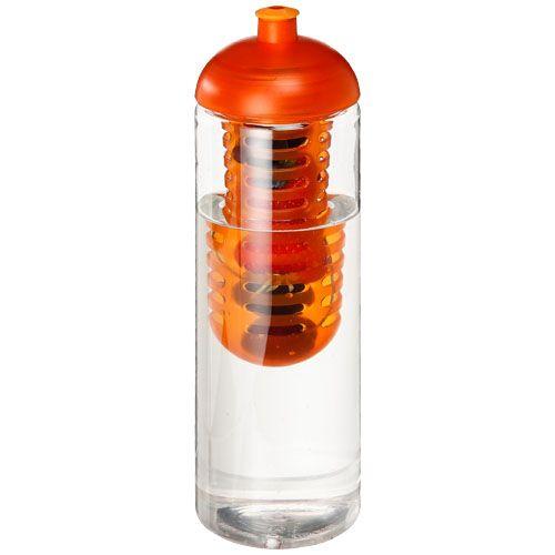 Achat Bouteille et infuseur H2O Vibe 850 ml avec couvercle dôme - orange