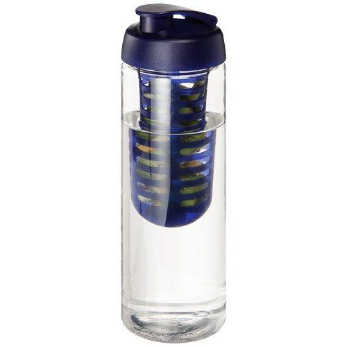Achat Bouteille et infuseur H2O Vibe 850 ml avec couvercle à bascu - bleu