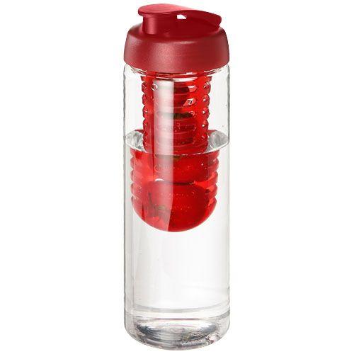 Achat Bouteille et infuseur H2O Vibe 850 ml avec couvercle à bascu - rouge