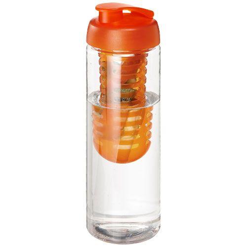 Achat Bouteille et infuseur H2O Vibe 850 ml avec couvercle à bascu - orange