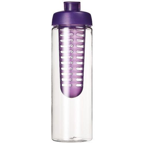 Achat Bouteille et infuseur H2O Vibe 850 ml avec couvercle à bascu - violet