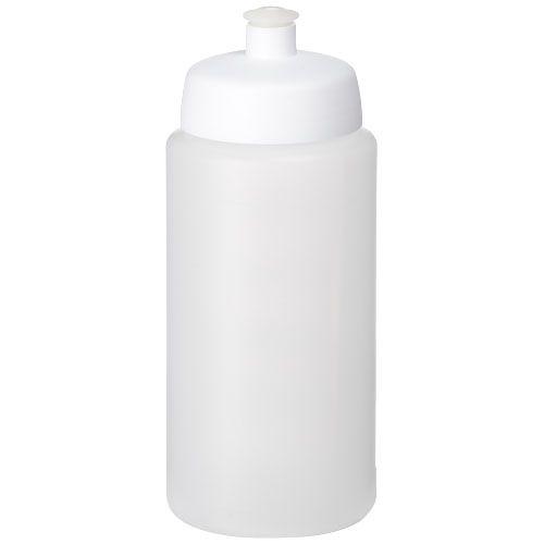 Achat Bouteille de sport Baseline® Plus 500 ml avec couvercle spor - blanc translucide