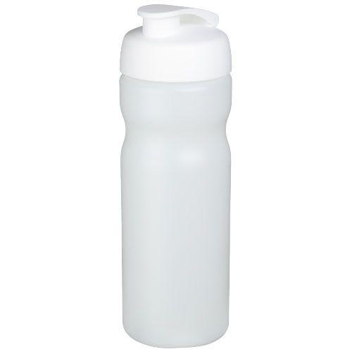 Achat Bouteille de sport Baseline® Plus 650 ml avec couvercle à ba - blanc translucide