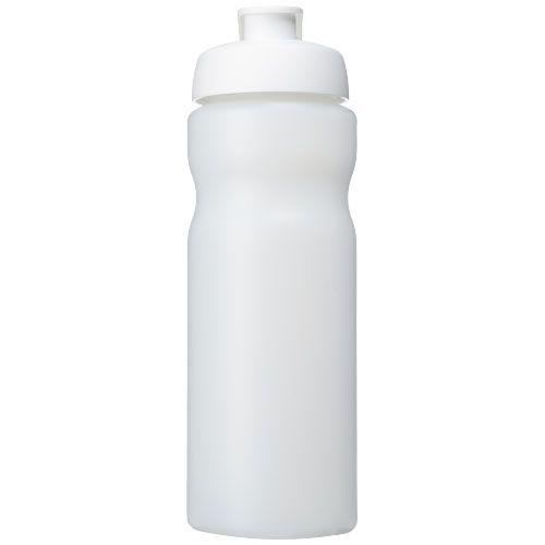 Achat Bouteille de sport Baseline® Plus 650 ml avec couvercle à ba - blanc translucide