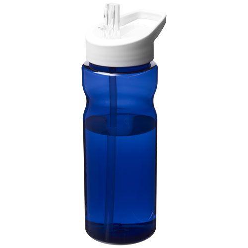 Achat Bouteille de sport H2O Eco 650 ml avec couvercle à bec verse - bleu