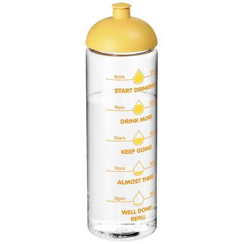 Achat Bouteille de sport H2O Vibe 850 ml avec couvercle dôme - jaune
