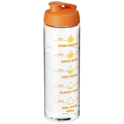 Achat Bouteille de sport H2O Vibe 850 ml avec couvercle à bascule - orange
