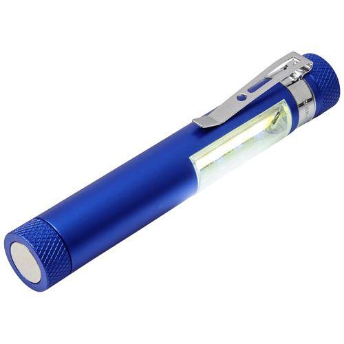 Achat Lampe de poche COB avec attache et base aimantée Stix - bleu royal