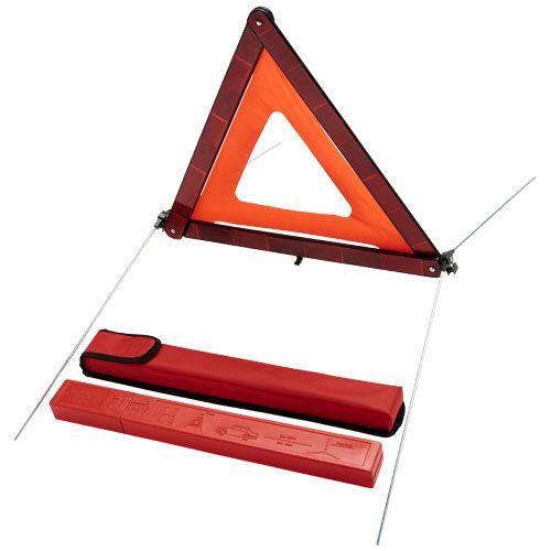 Achat Triangle de sécurité et sa pochette de rangement Carl - rouge
