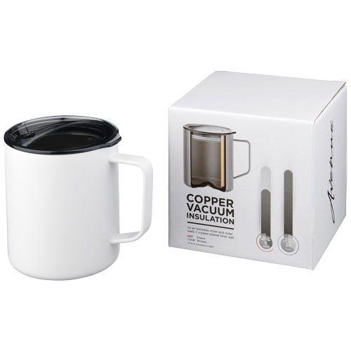 Achat Mug 420 ml avec isolation par le vide et couche de cuivre Rover - blanc