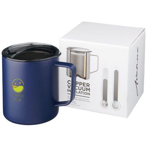 Achat Mug 420 ml avec isolation par le vide et couche de cuivre Rover - bleu marine