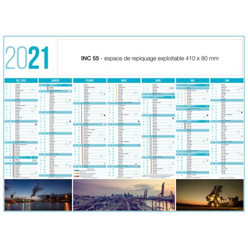 Achat CALENDRIER INDUSTRIE INC 43 (430 x 335 mm) - 