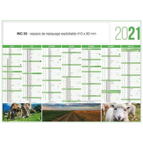 Achat CALENDRIER AGRICULTURE INC 43 (430 x 335 mm) - 