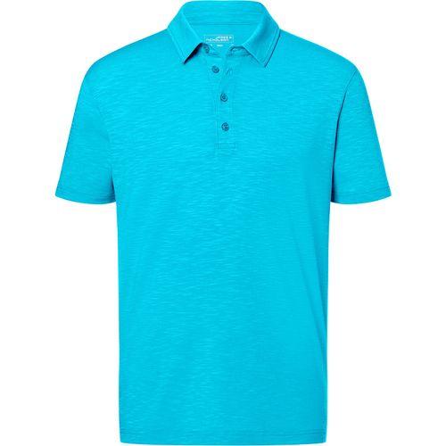 Achat Polo flammé Homme - turquoise