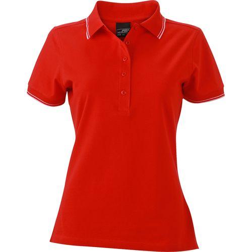 Achat Polo stretch Femme - tomate