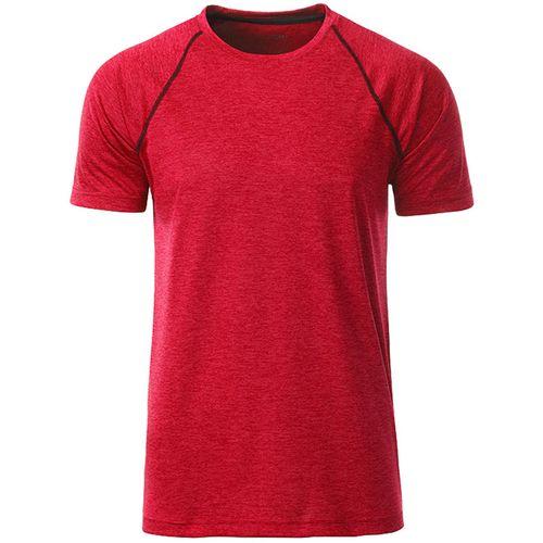 Achat Maillot running Homme - rouge mélangé