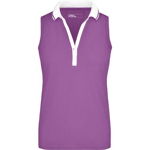 Achat Polo stretch Femme - pourpre