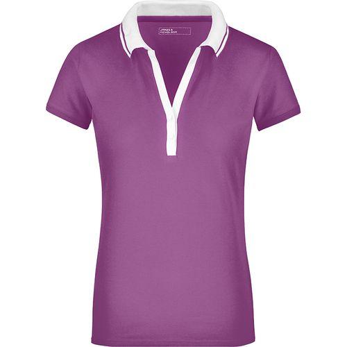Achat Polo stretch Femme - pourpre