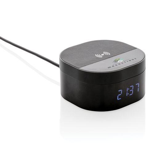 Achat Chargeur à induction 5W avec horloge numérique Aria - noir