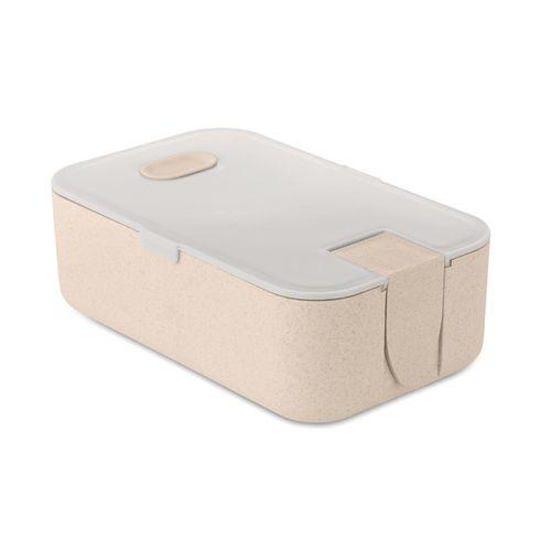 Achat Lunchbox paille de blé / PP - gris